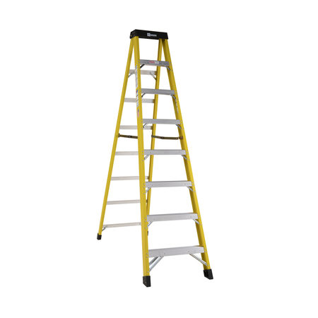 BAUER LADDER 8 ft Fiberglass Stepladder 30808